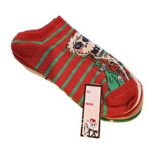 Disney 'Nightmare Befoee Xmas' Themed Socks 4-10 Set Of 5 Socks